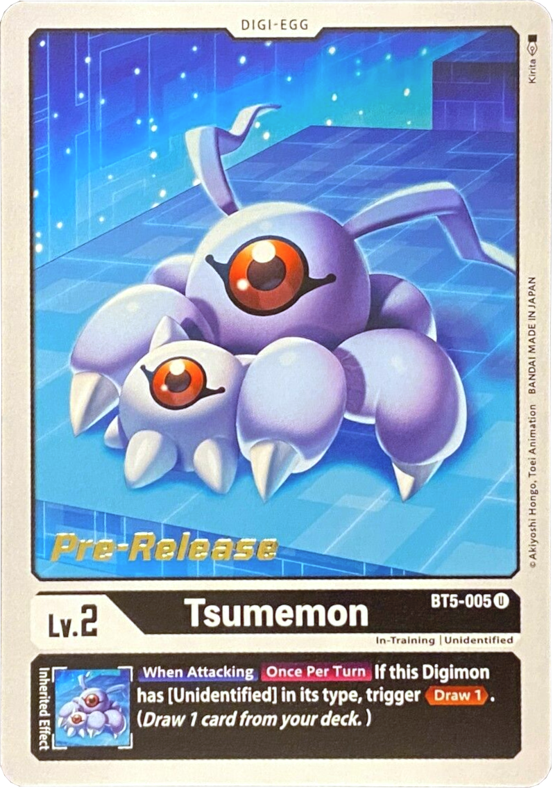 Tsumemon [BT5-005] [Battle of Omni Pre-Release Promos] | Enigma On Main