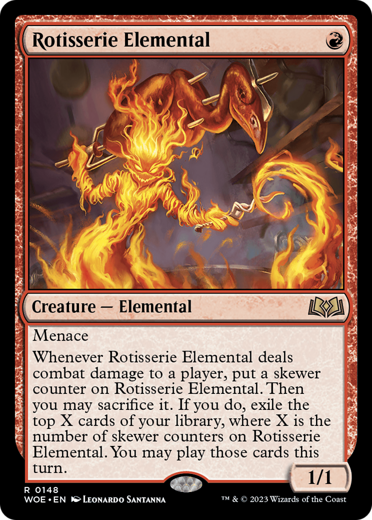 Rotisserie Elemental [Wilds of Eldraine] | Enigma On Main