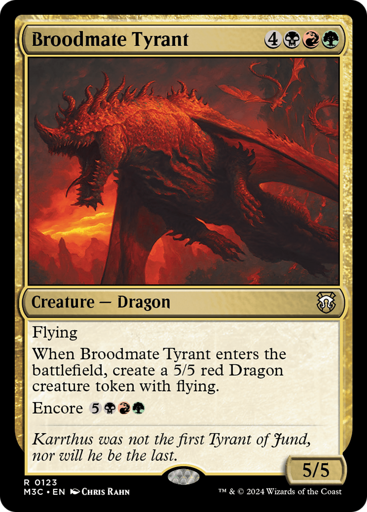 Broodmate Tyrant [Modern Horizons 3 Commander] | Enigma On Main