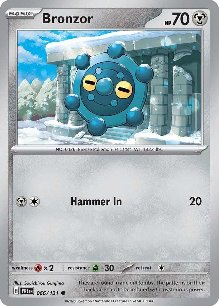 Bronzor (066/131) [Scarlet & Violet: Prismatic Evolutions] | Enigma On Main