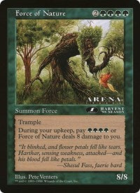 Force of Nature (Oversized) [Oversize Cards] | Enigma On Main