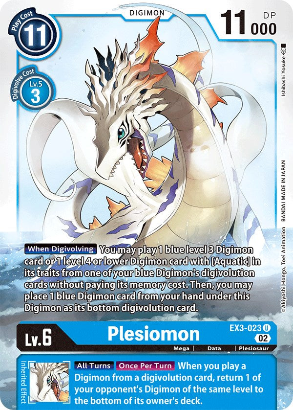 Plesiomon [EX3-023] [Draconic Roar] | Enigma On Main