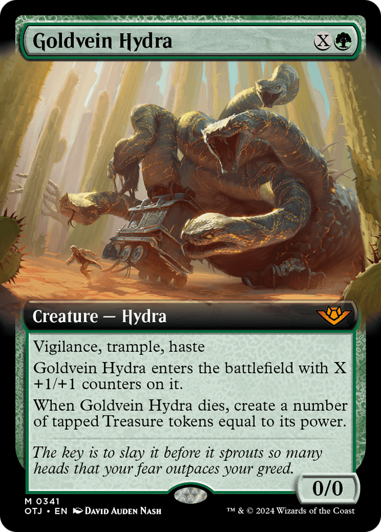 Goldvein Hydra (Extended Art) [Outlaws of Thunder Junction] | Enigma On Main