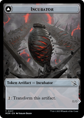 Incubator // Phyrexian (17) Double-Sided Token [March of the Machine Tokens] | Enigma On Main