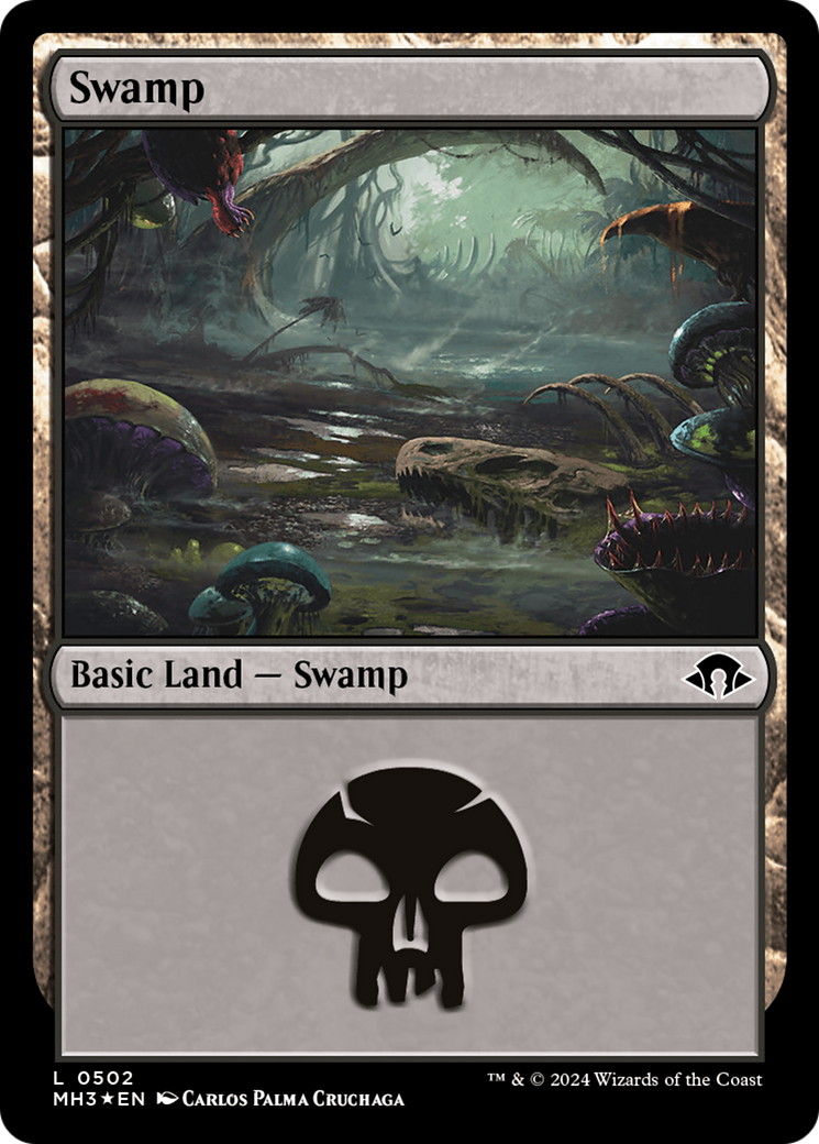 Swamp (0502) (Ripple Foil) [Modern Horizons 3] | Enigma On Main