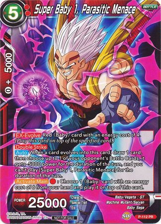 Super Baby 1, Parasitic Menace (Power Booster) (P-112) [Promotion Cards] | Enigma On Main