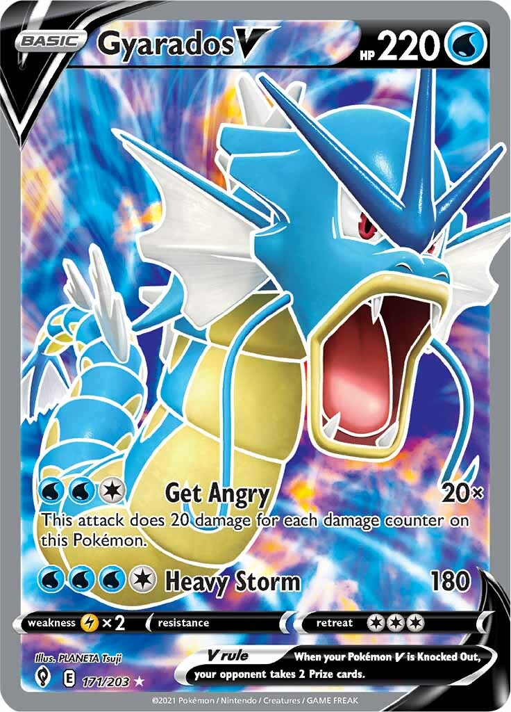 Gyarados V (171/203) [Sword & Shield: Evolving Skies] | Enigma On Main