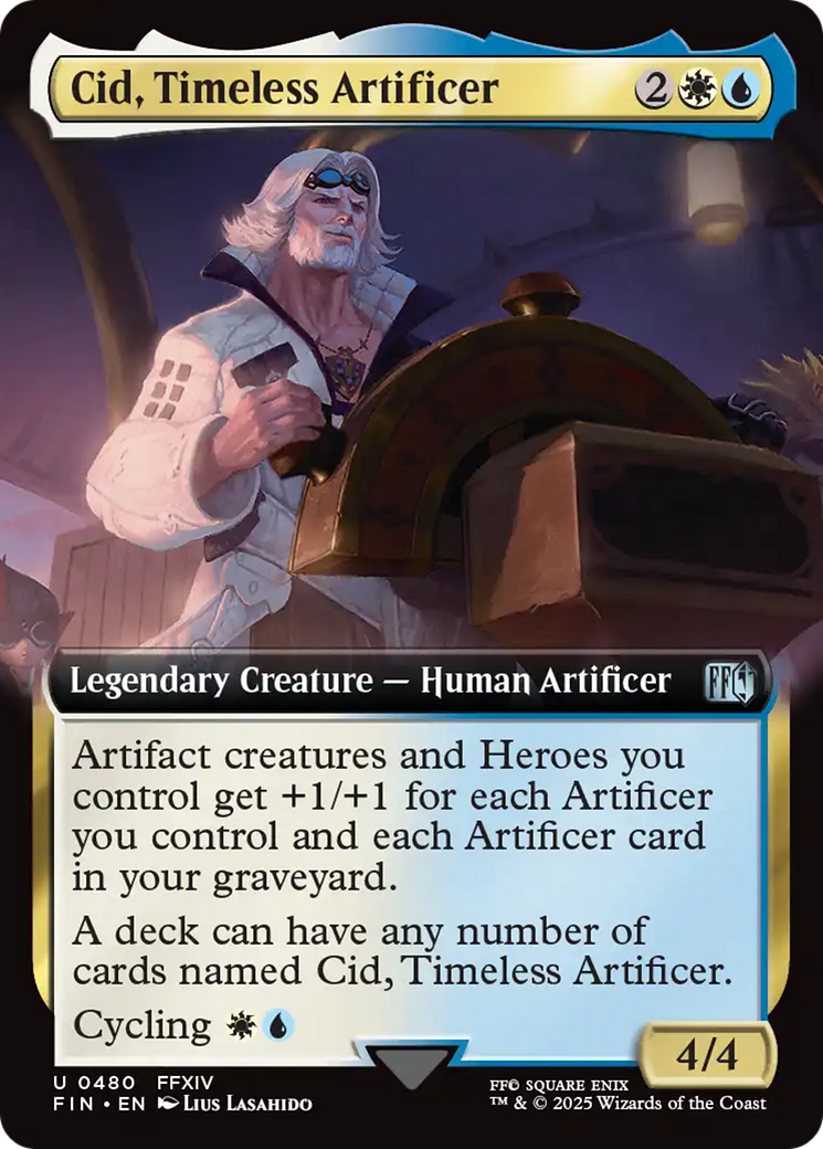 Cid, Timeless Artificer (Extended Art) [FINAL FANTASY] | Enigma On Main