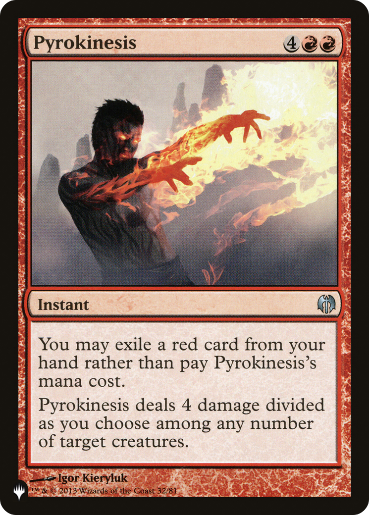 Pyrokinesis [The List] | Enigma On Main