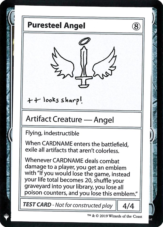 Puresteel Angel [Mystery Booster Playtest Cards] | Enigma On Main