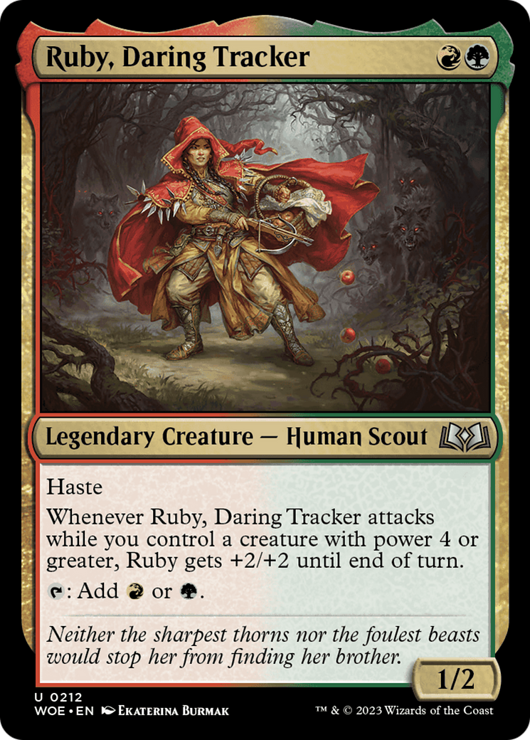 Ruby, Daring Tracker [Wilds of Eldraine] | Enigma On Main