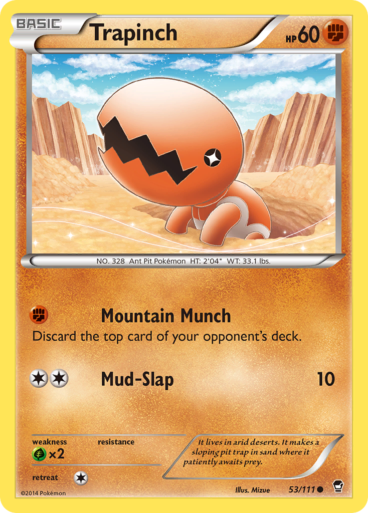 Trapinch (53/111) [XY: Furious Fists] | Enigma On Main