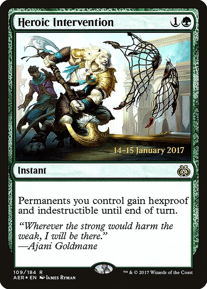 Heroic Intervention [Aether Revolt Prerelease Promos] | Enigma On Main