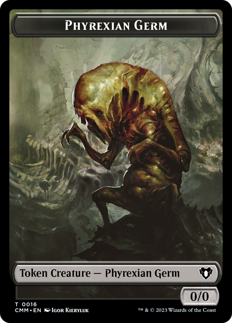 Phyrexian Germ Token [Commander Masters Tokens] | Enigma On Main