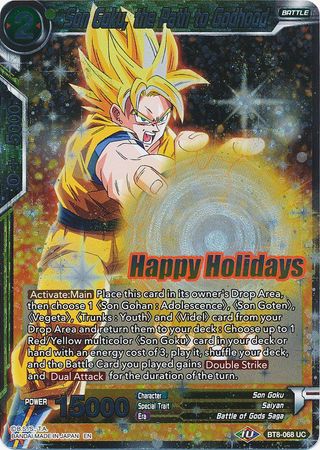 Son Goku, the Path to Godhood (Gift Box 2019) (BT8-068) [Promotion Cards] | Enigma On Main