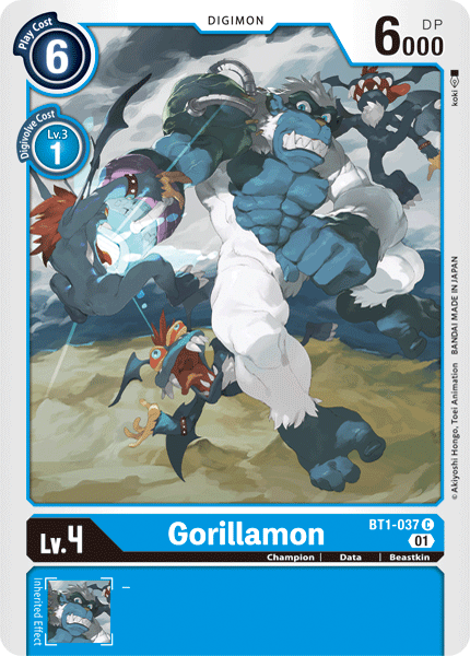 Gorillamon [BT1-037] (Alternative Art) [Starter Deck: Ulforce Veedramon] | Enigma On Main