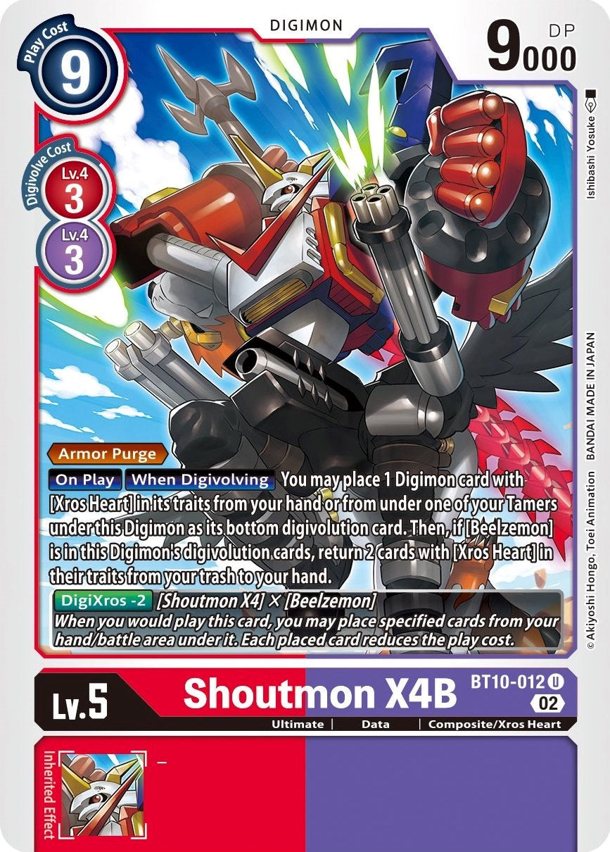 Shoutmon X4B [BT10-012] [Xros Encounter] | Enigma On Main