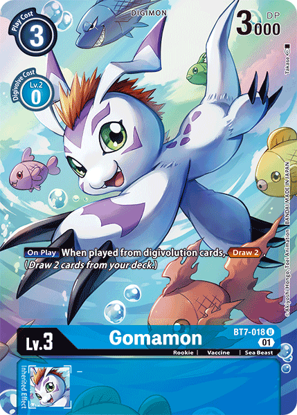 Gomamon [BT7-018] (Alternate Art) [Next Adventure] | Enigma On Main