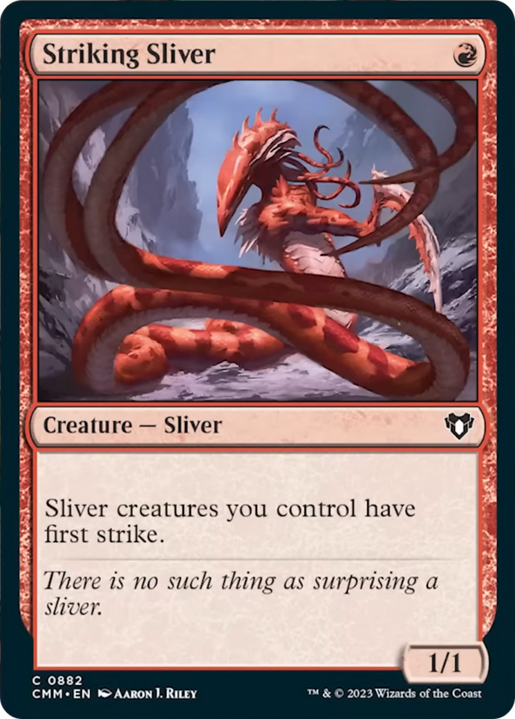 Striking Sliver [Commander Masters] | Enigma On Main