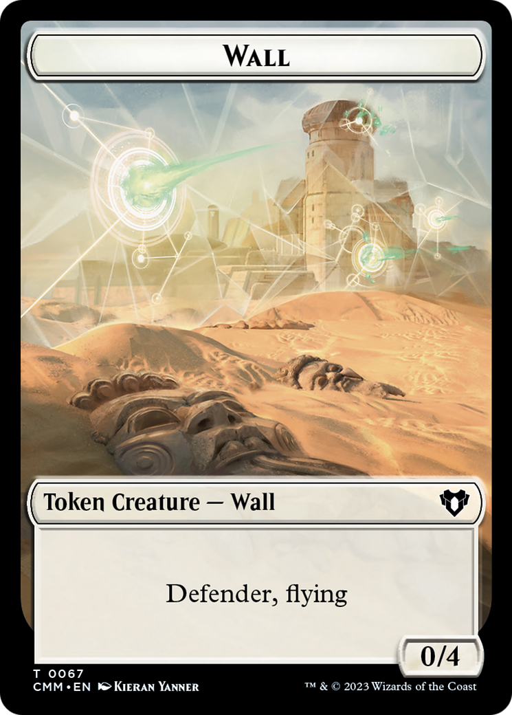 Wall // Kor Ally Double-Sided Token [Commander Masters Tokens] | Enigma On Main