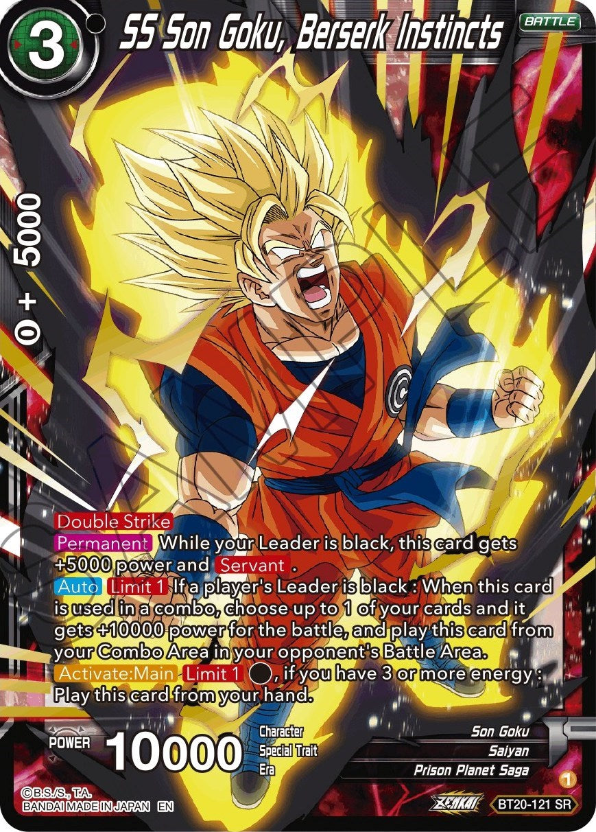 SS Son Goku, Berserk Instincts (BT20-121) [Power Absorbed] | Enigma On Main