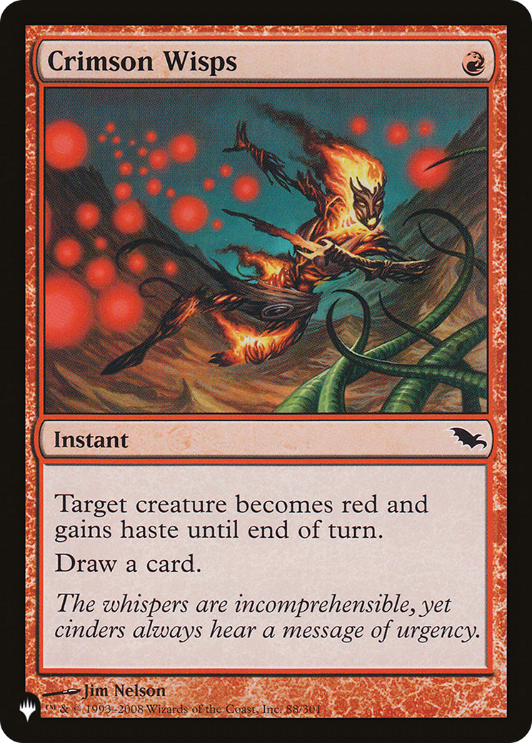 Crimson Wisps [The List Reprints] | Enigma On Main