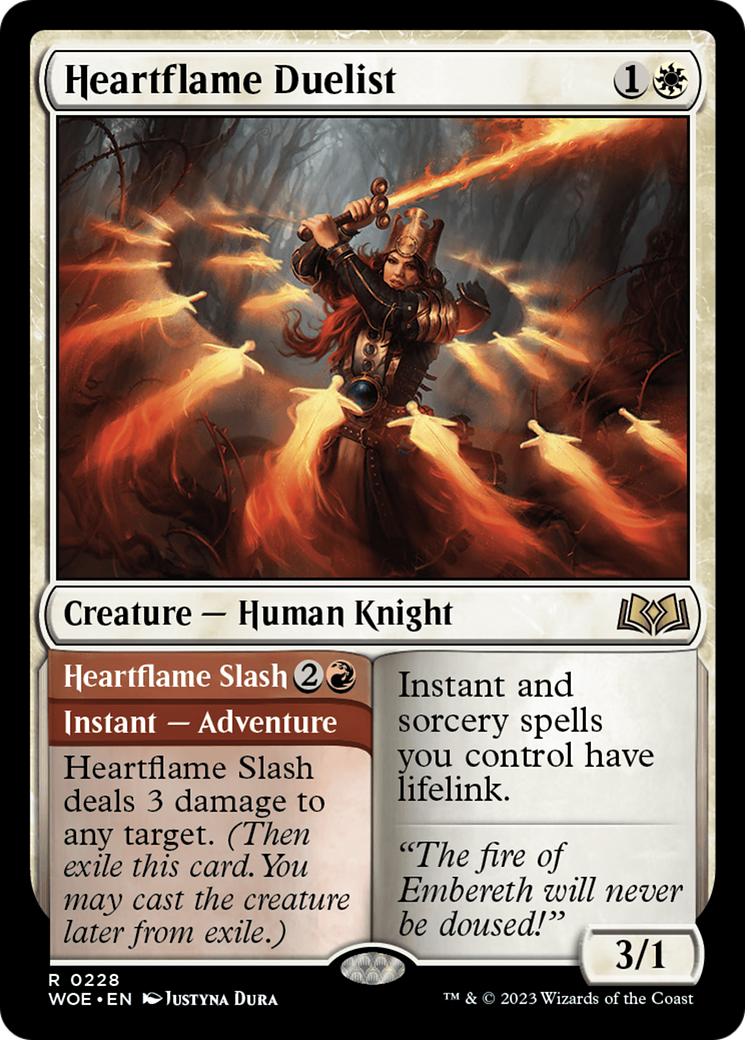 Heartflame Duelist // Heartflame Slash [Wilds of Eldraine] | Enigma On Main