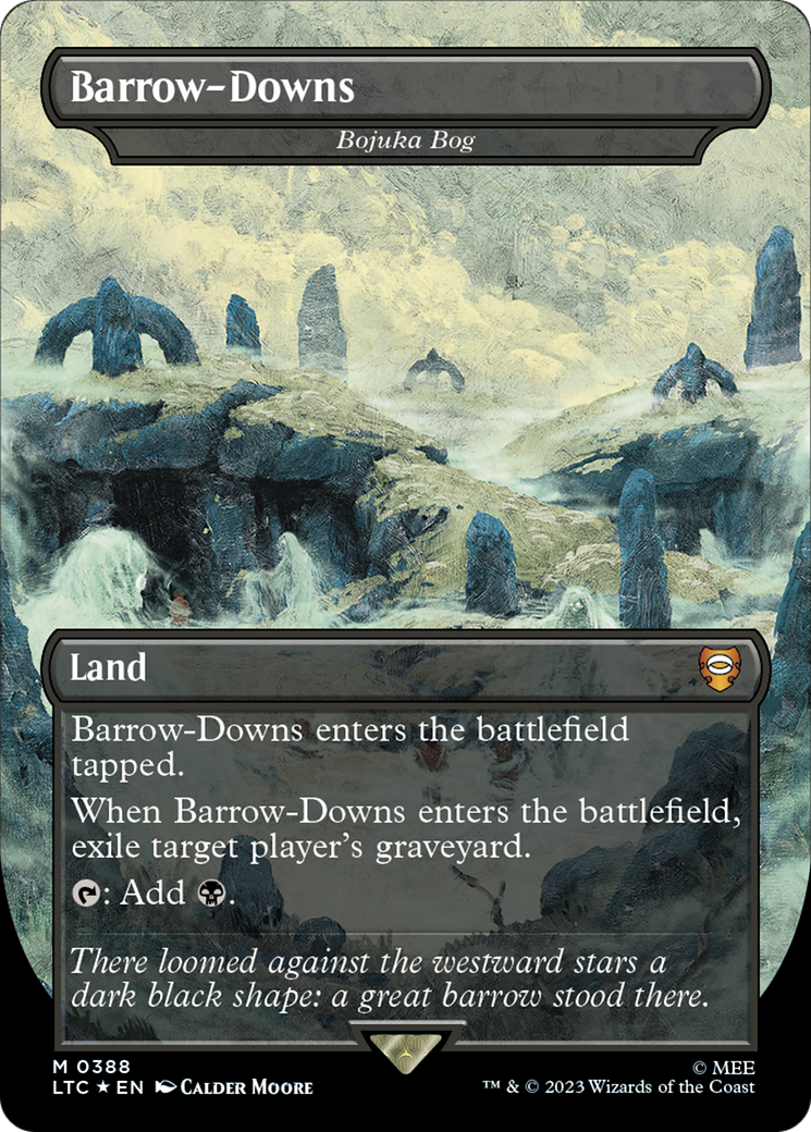 Barrow-Downs - Bojuka Bog (Surge Foil Realms and Relics) [The Lord of the Rings: Tales of Middle-Earth Commander] | Enigma On Main