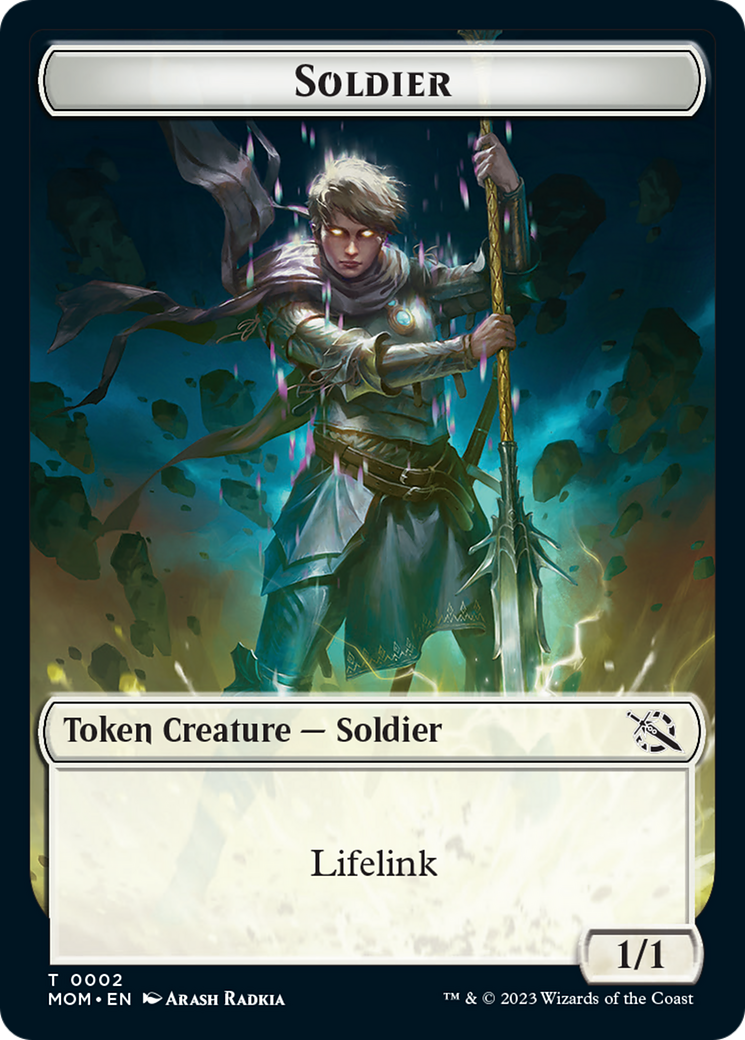 Soldier Token [March of the Machine Tokens] | Enigma On Main