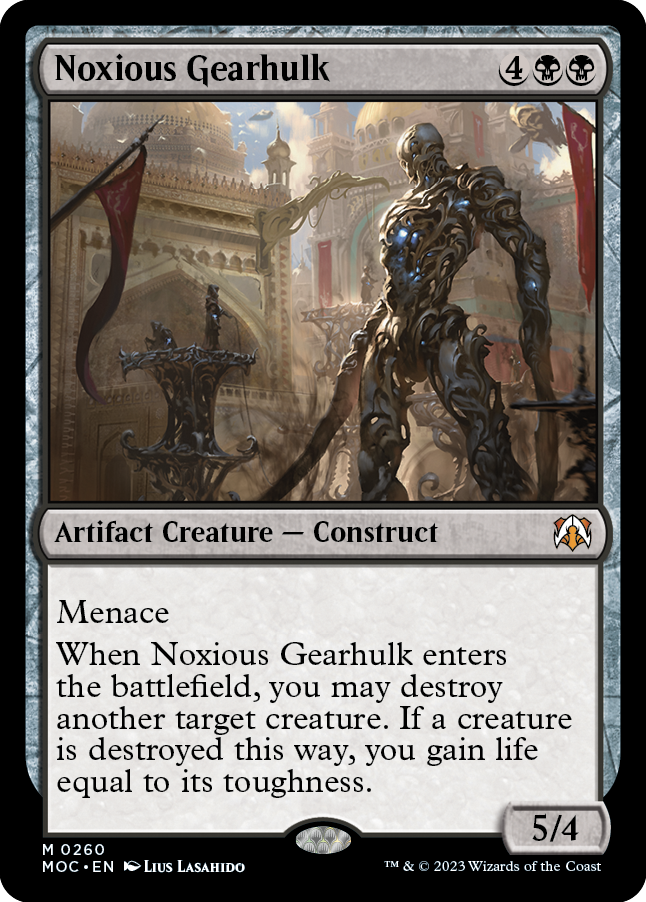 Noxious Gearhulk [March of the Machine Commander] | Enigma On Main