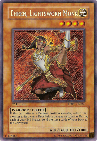 Ehren, Lightsworn Monk [LODT-EN082] Secret Rare | Enigma On Main