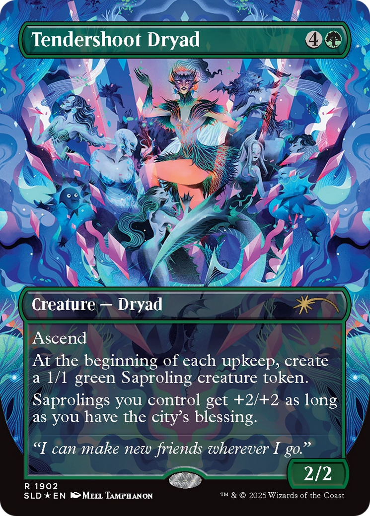 Tendershoot Dryad (Double Rainbow Foil) [Secret Lair Drop Series] | Enigma On Main