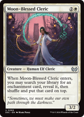 Moon-Blessed Cleric [Duskmourn: House of Horror Commander] | Enigma On Main