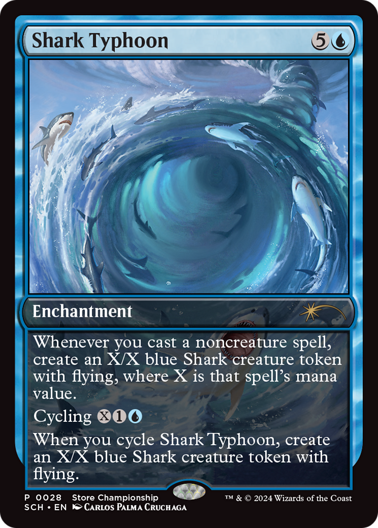 Shark Typhoon (Store Championship) [Bloomburrow Promos] | Enigma On Main