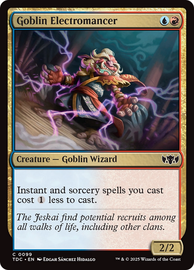 Goblin Electromancer [Tarkir: Dragonstorm Commander] | Enigma On Main