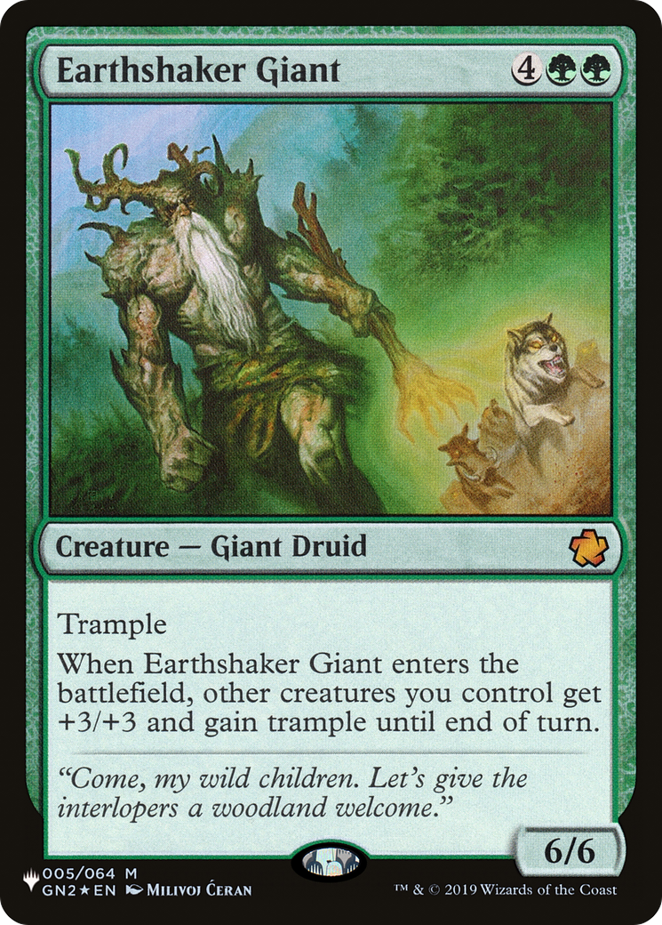 Earthshaker Giant [The List Reprints] | Enigma On Main