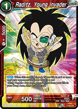 Raditz, Young Invader (P-294) [Tournament Promotion Cards] | Enigma On Main