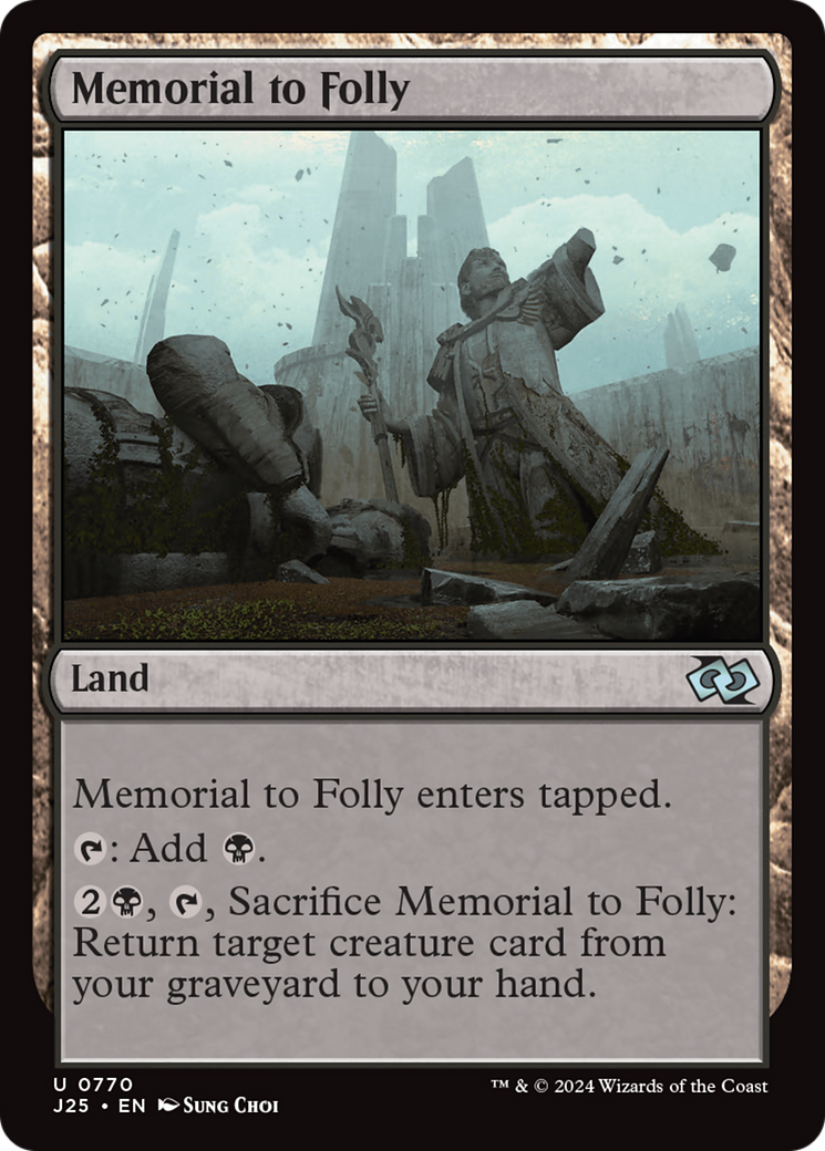 Memorial to Folly [Foundations Jumpstart] | Enigma On Main