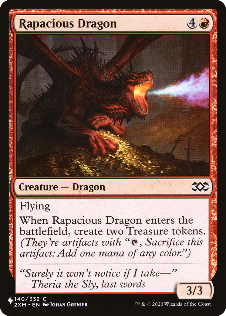 Rapacious Dragon [The List] | Enigma On Main