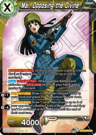 Mai, Opposing the Divine (BT16-073) [Realm of the Gods] | Enigma On Main