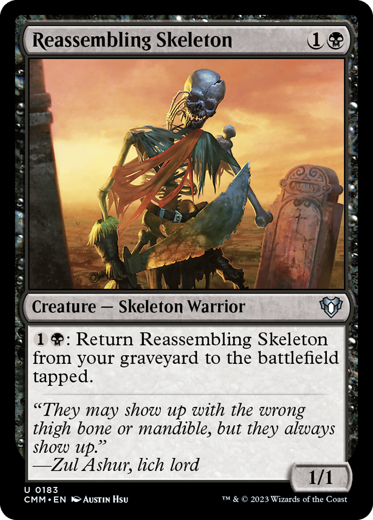 Reassembling Skeleton [Commander Masters] | Enigma On Main