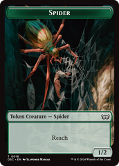 Insect (0012) // Spider Double-Sided Token [Duskmourn: House of Horror Commander Tokens] | Enigma On Main