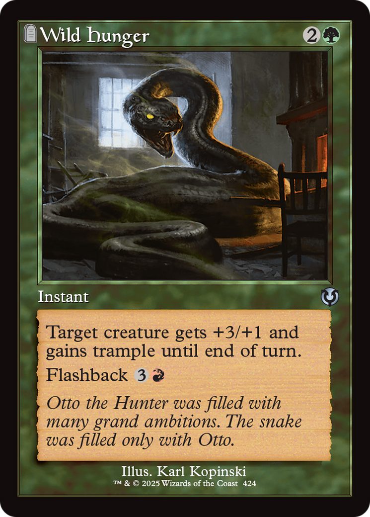 Wild Hunger (Retro Frame) [Innistrad Remastered] | Enigma On Main