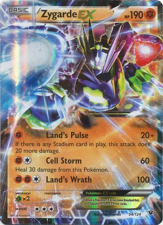 Zygarde EX (54/124) (Jumbo Card) [XY: Fates Collide] | Enigma On Main