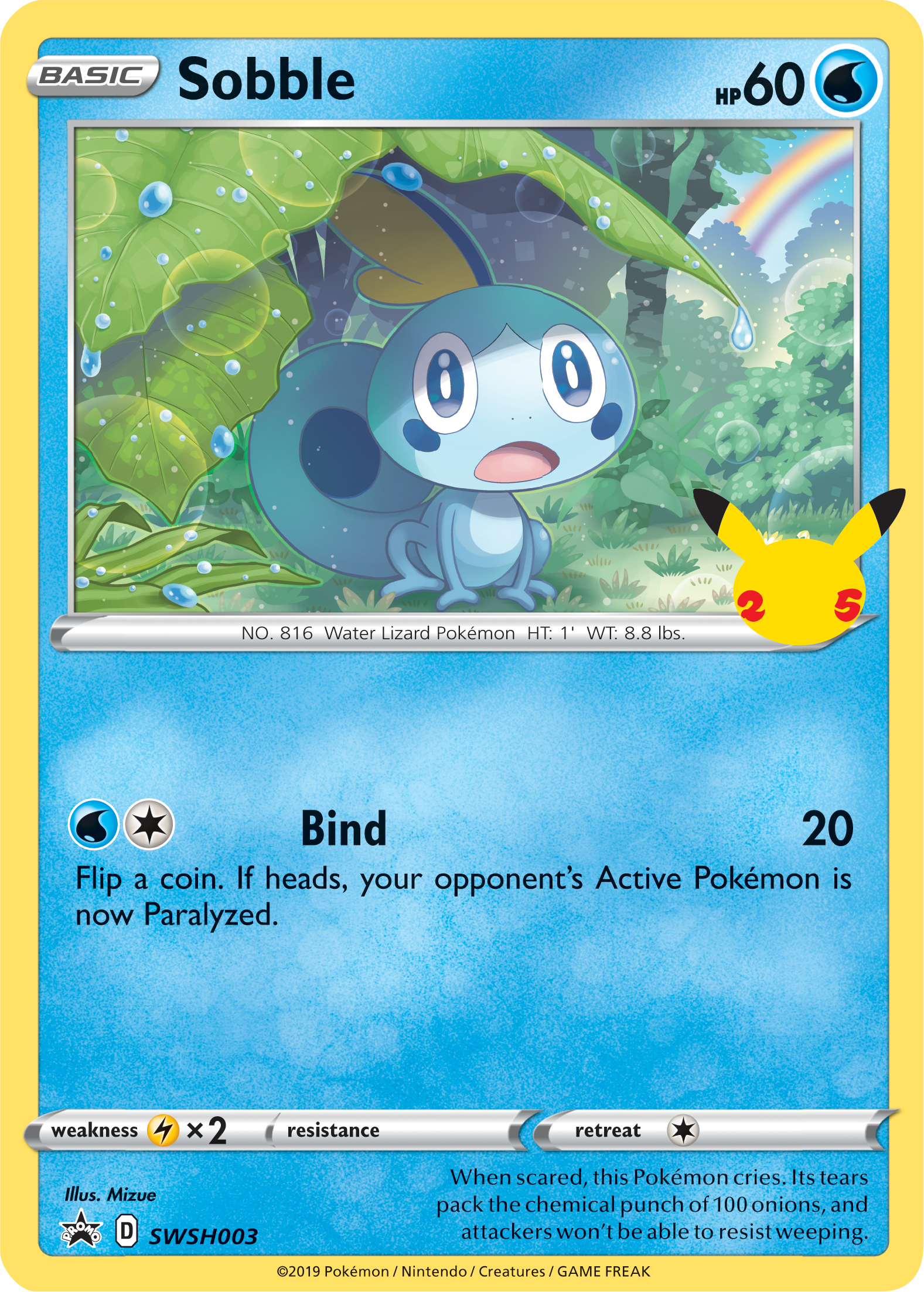 Sobble (SWSH003) (Jumbo Card) [First Partner Pack] | Enigma On Main