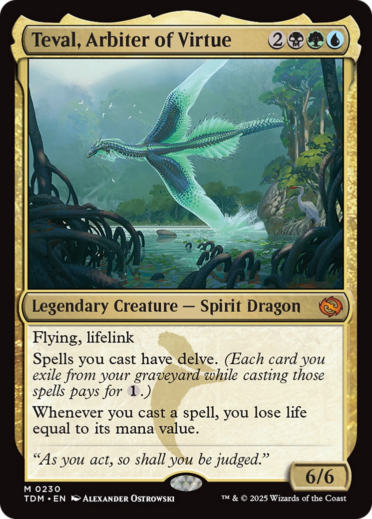 Teval, Arbiter of Virtue [Tarkir: Dragonstorm] | Enigma On Main