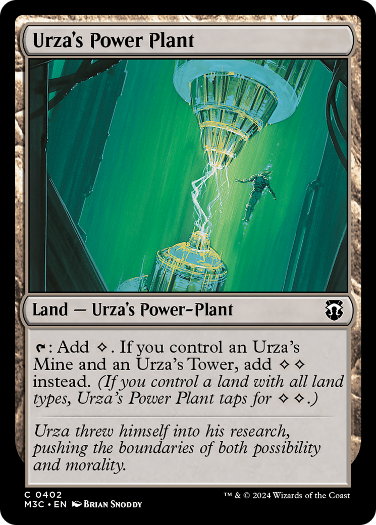 Urza's Power Plant (Ripple Foil) [Modern Horizons 3 Commander] | Enigma On Main