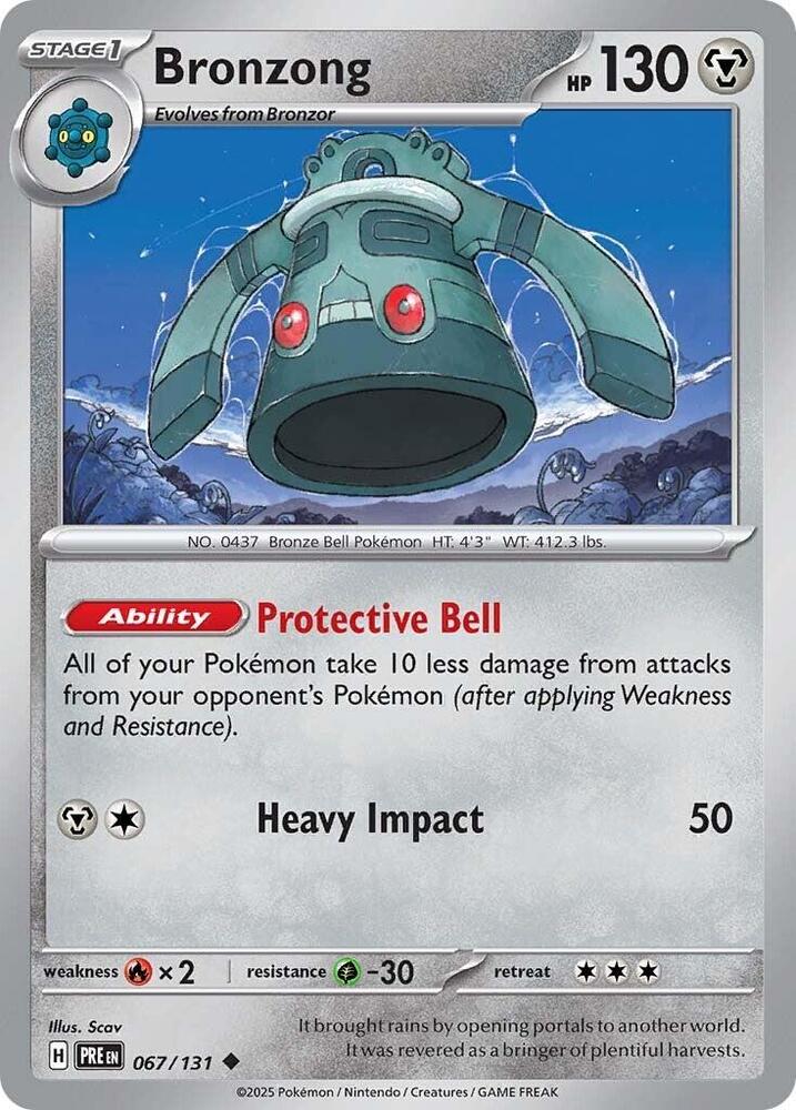 Bronzong (067/131) [Scarlet & Violet: Prismatic Evolutions] | Enigma On Main