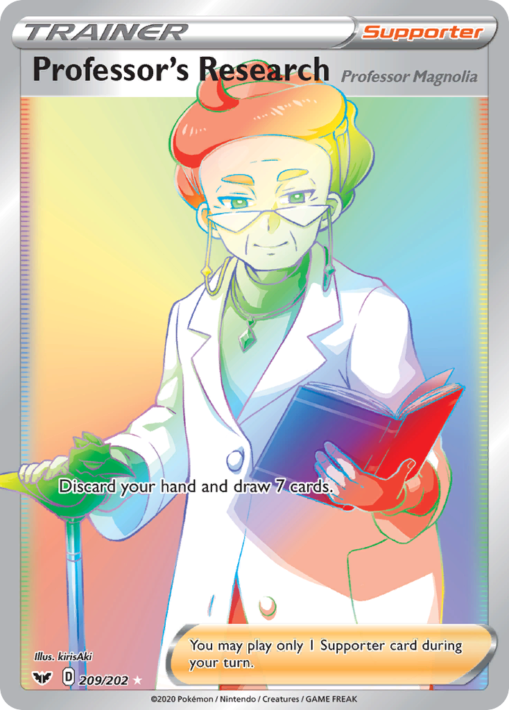 Professor's Research (209/202) [Sword & Shield: Base Set] | Enigma On Main