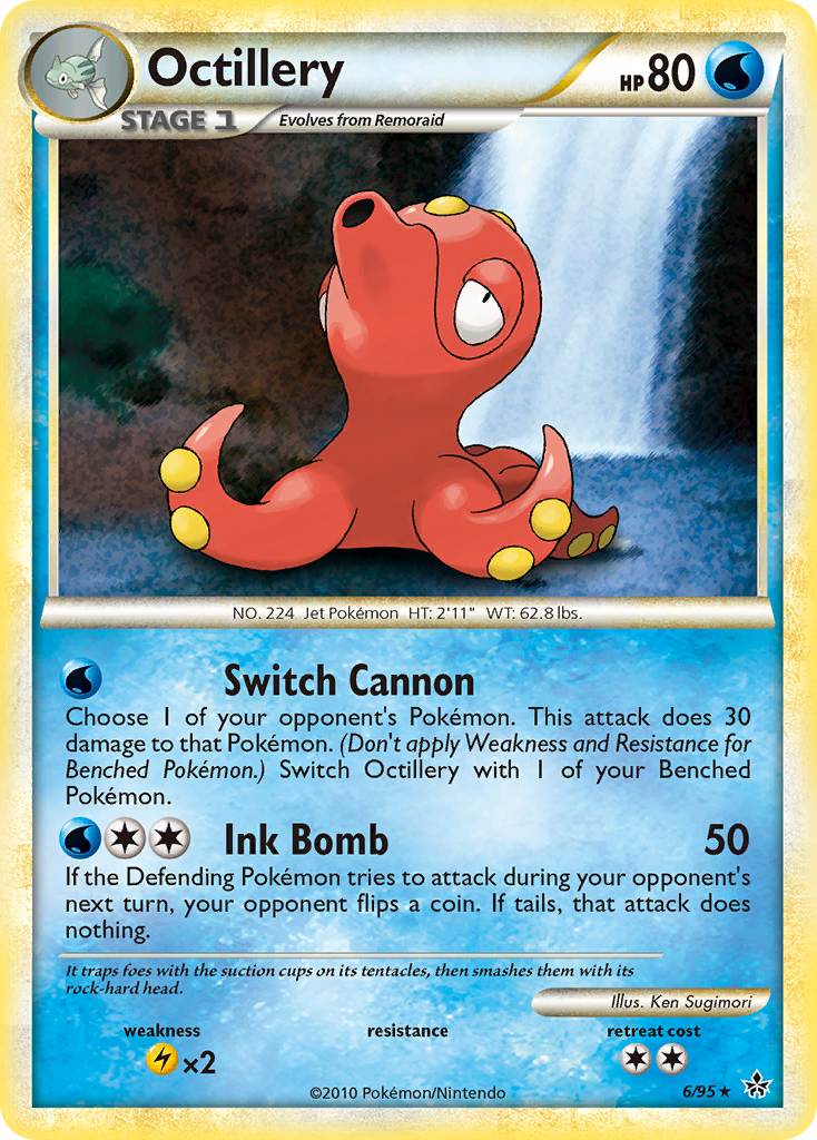 Octillery (6/95) [HeartGold & SoulSilver: Unleashed] | Enigma On Main